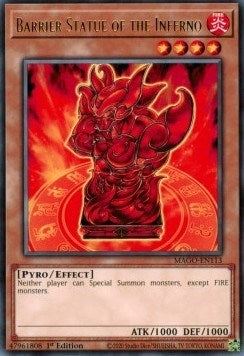 Barrier Statue of the Inferno (MAGO-EN113) [MAGO]