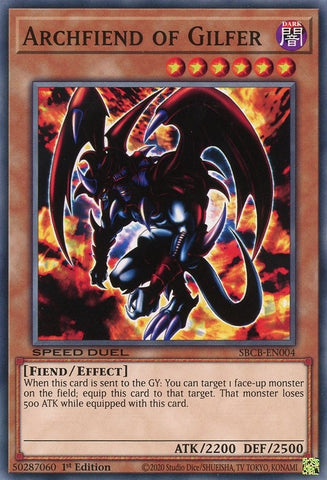 Archfiend of Gilfer (SBCB-EN004) [SBCB]
