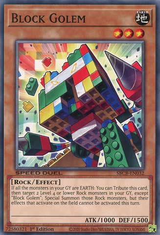 Block Golem (SBCB-EN032) [SBCB]