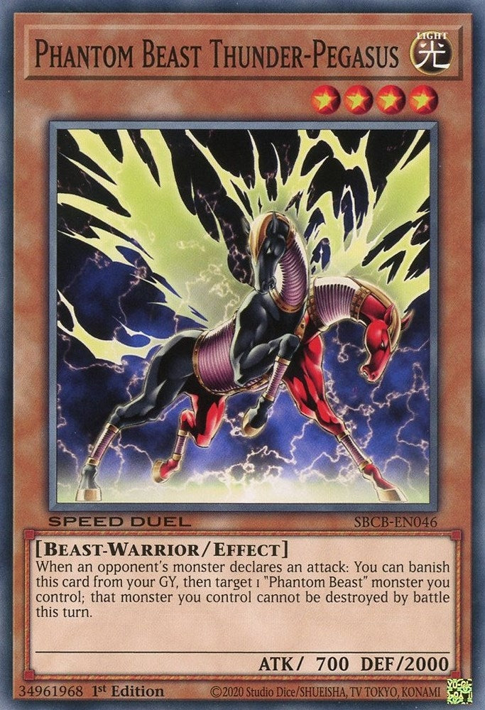 Phantom Beast Thunder Pegasus (SBCB-EN046) [SBCB]