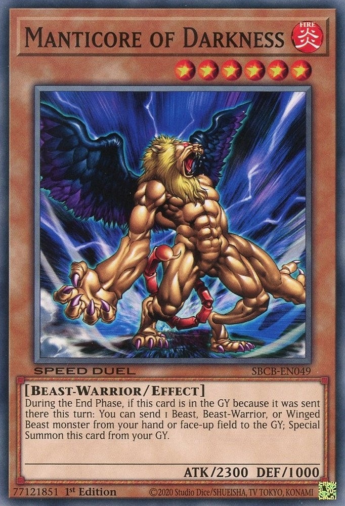 Manticore of Darkness (SBCB-EN049) [SBCB]