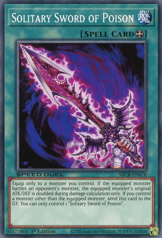 Solitary Sword of Poison (SBCB-EN078) [SBCB]