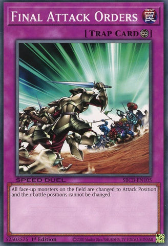 Final Attack Orders (SBCB-EN105) [SBCB]
