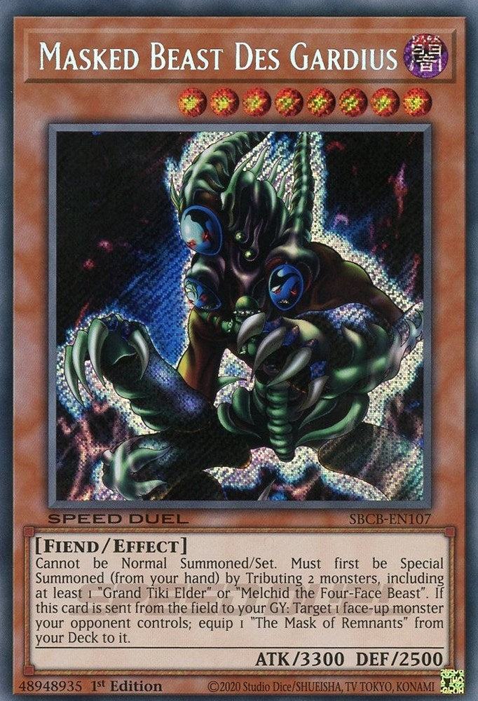 Masked Beast Des Gardius Secret (SBCB-EN107) [SBCB]