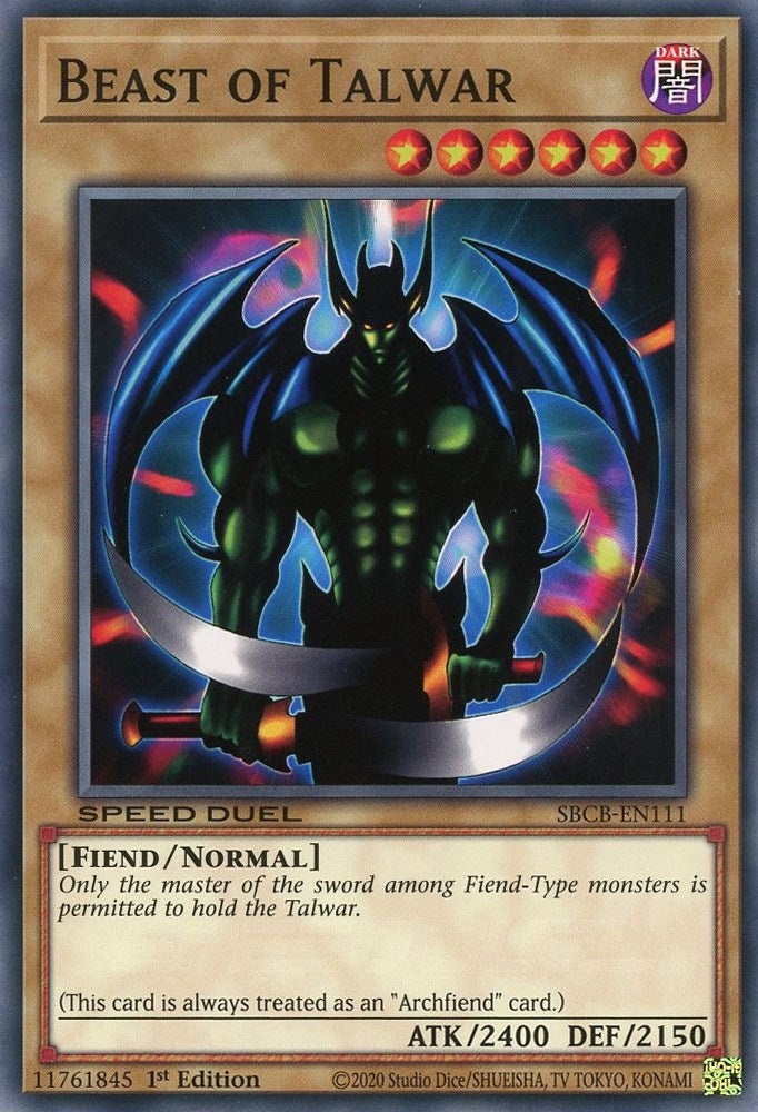 Beast of Talwar (SBCB-EN111) [SBCB]