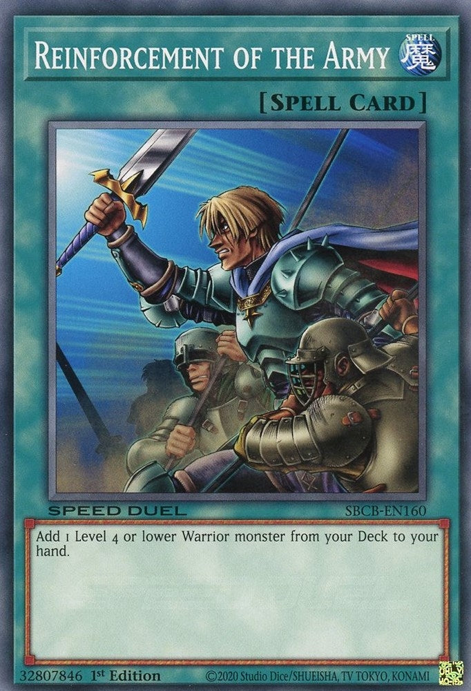 Reinforcement of the Army (SBCB-EN160) [SBCB]