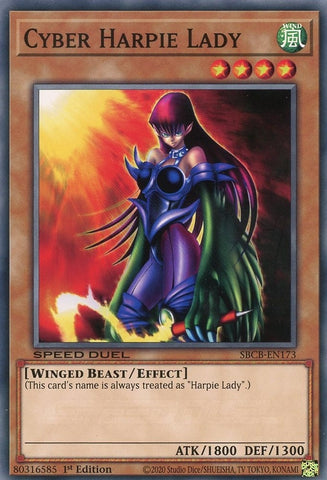 Cyber Harpie Lady (SBCB-EN173) [SBCB]