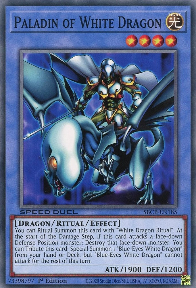 Paladin of White Dragon (SBCB-EN185) [SBCB]