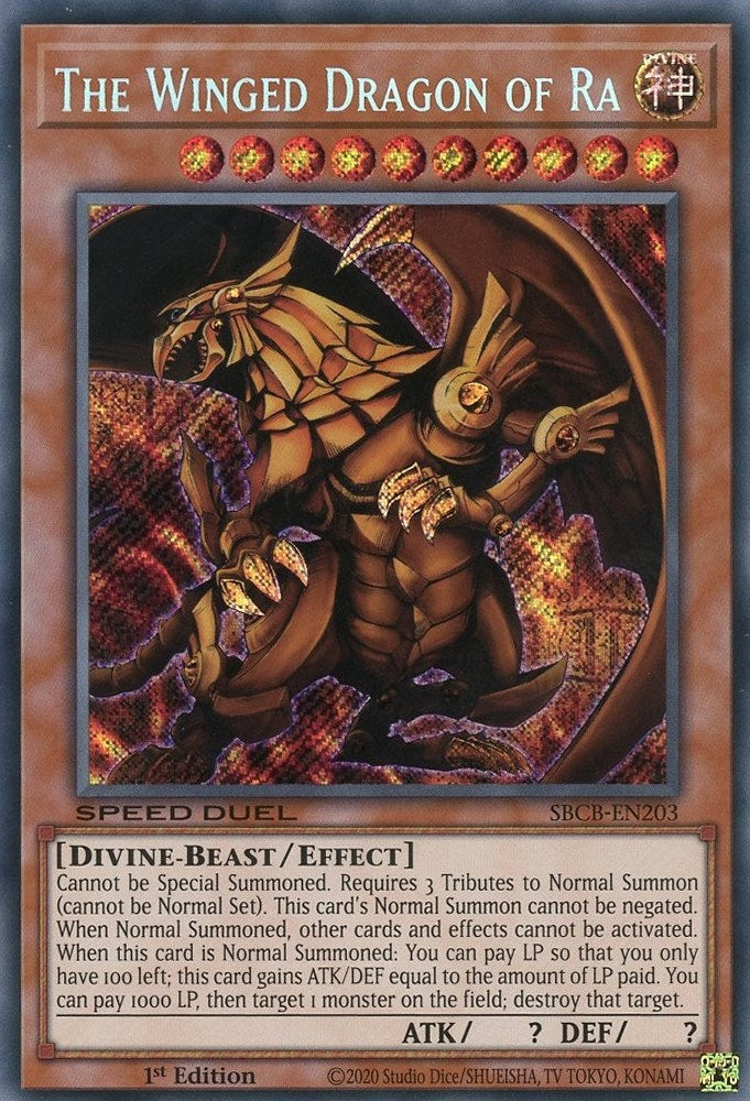 The Winged Dragon of Ra (SBCB-EN203) [SBCB]