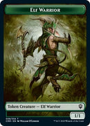 Elf Warrior Zombie Double sided Token [CMR]