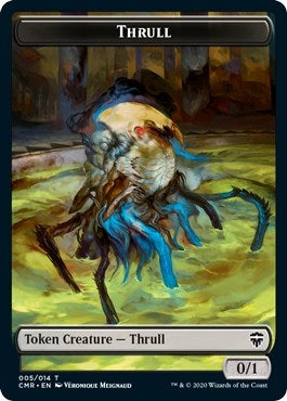 Thrull Treasure Double sided Token [CMR]