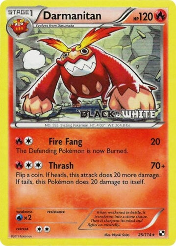 Darmanitan 25 114 Prerelease (25/114) [PR]