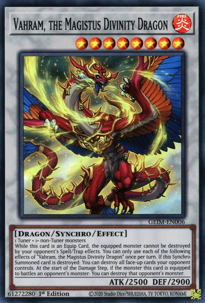 Vahram the Magistus Divinity Dragon (GEIM-EN006) [GEIM]