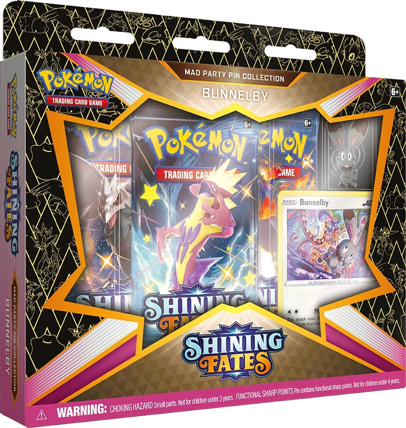 Shining Fates Mad Party Pin Collection Bunnelby [SHF]