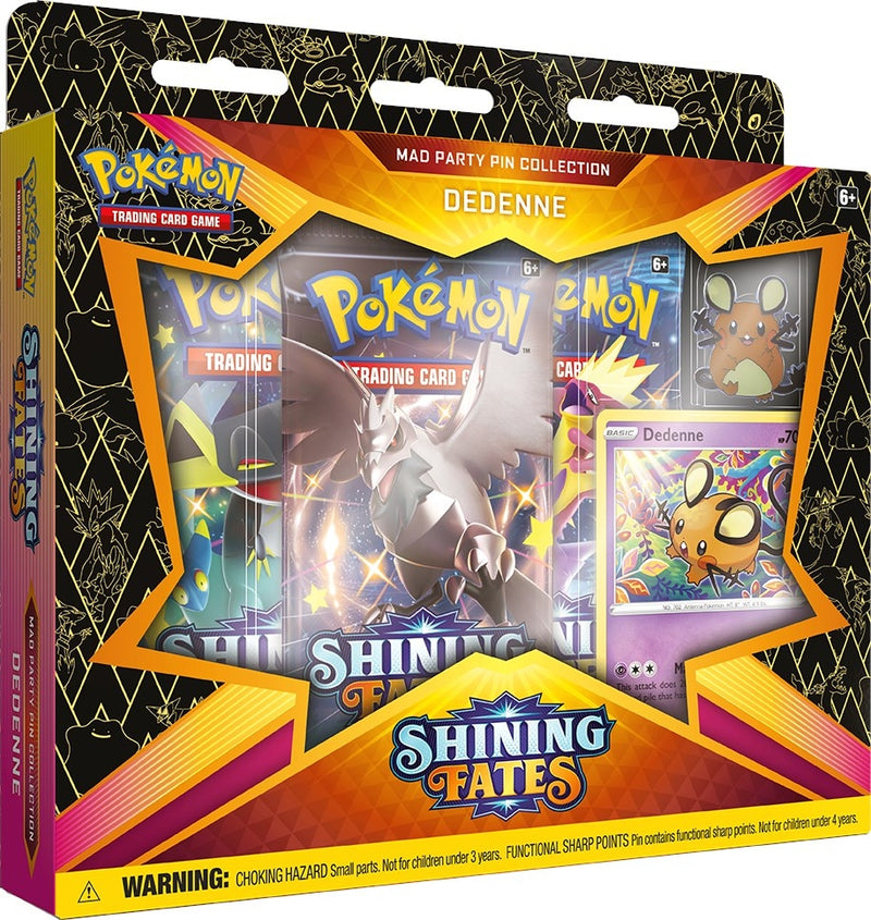 Shining Fates Mad Party Pin Collection Dedenne [SHF]