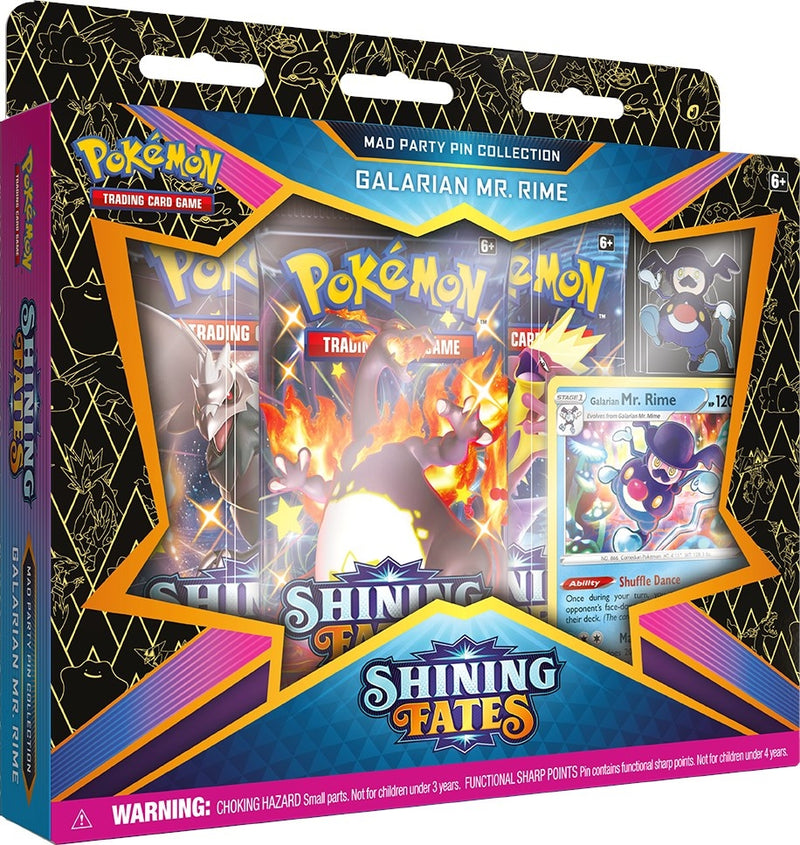 Shining Fates Mad Party Pin Collection Galarian Mr Rime [SHF]