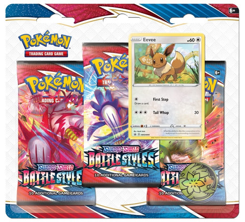 Battle Styles 3 Pack Blister Eevee [SWSH05]