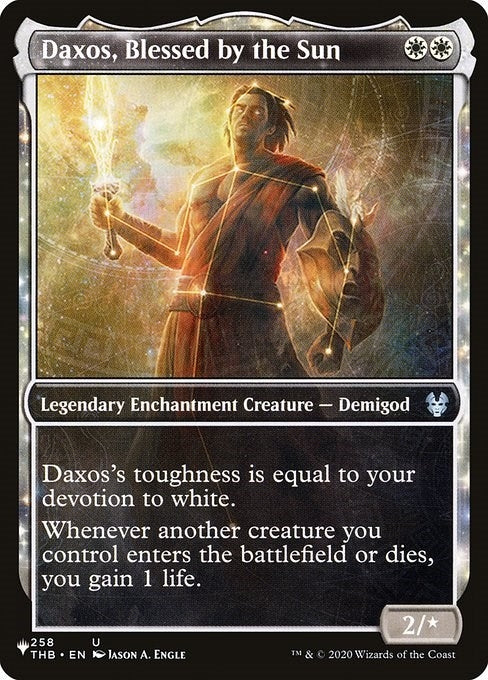 Daxos Blessed by the Sun Showcase (258) [LIST]