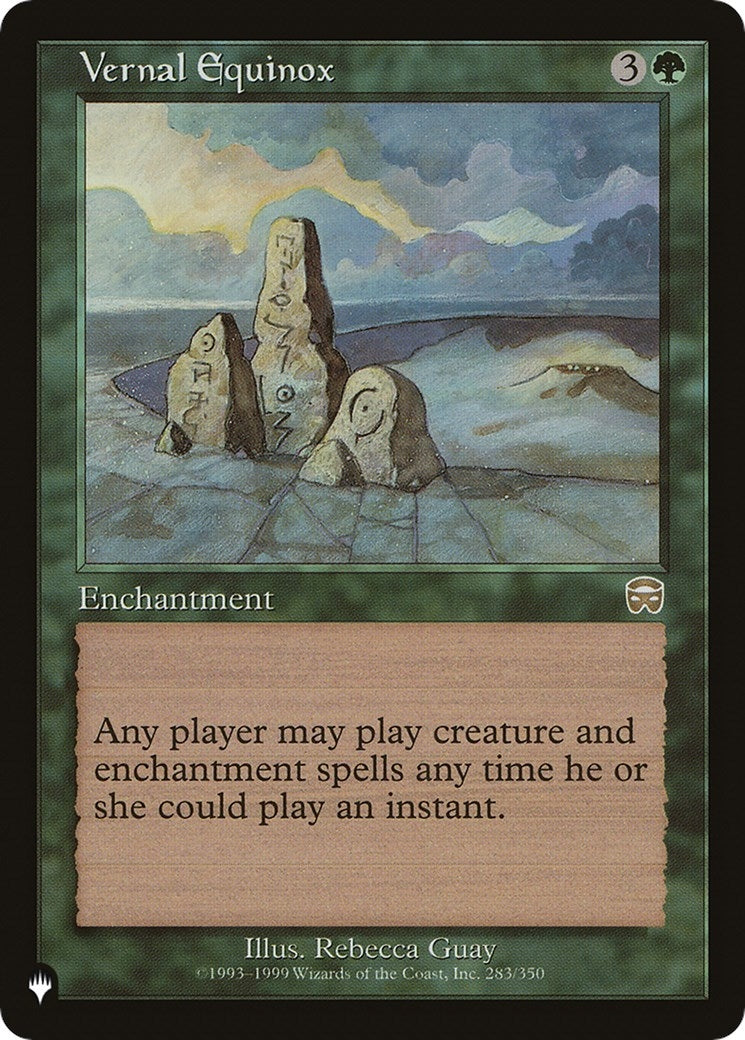 Vernal Equinox (283) [LIST]