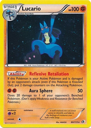 Lucario 80 113 Cosmos Holo (080/113) [MCAP]