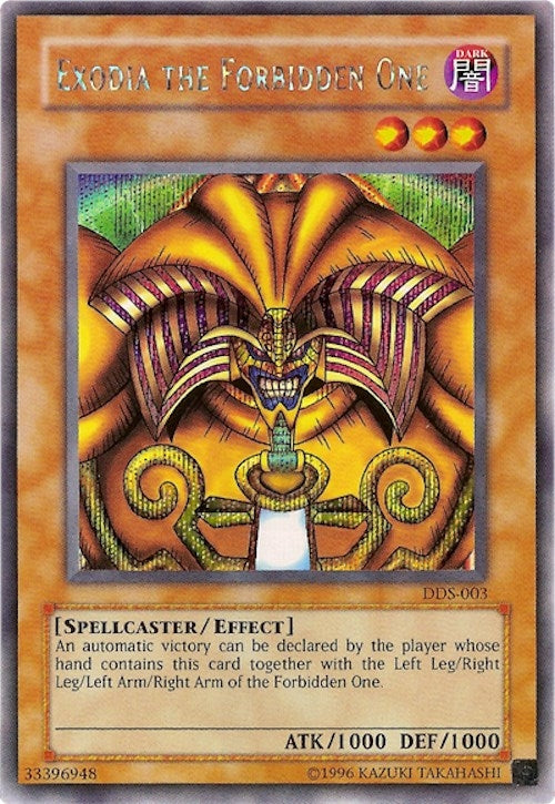 Exodia the Forbidden One (Dark Duel Stories) [DDS-003] Secret Rare