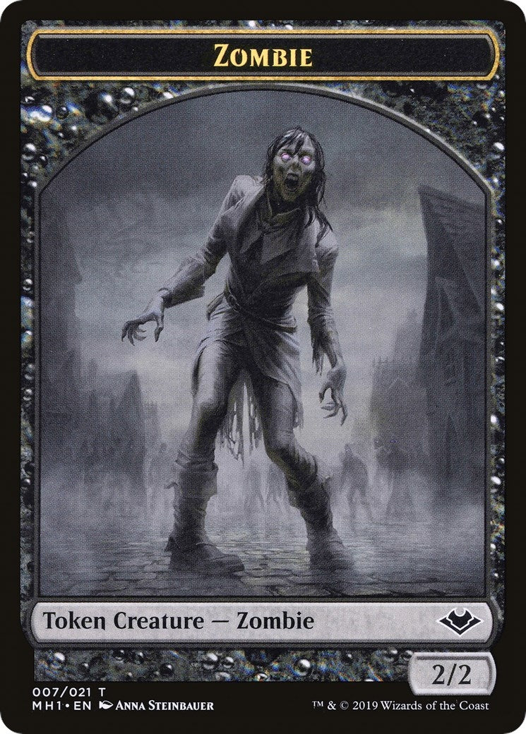 Zombie Golem Double Sided Token [MH1]