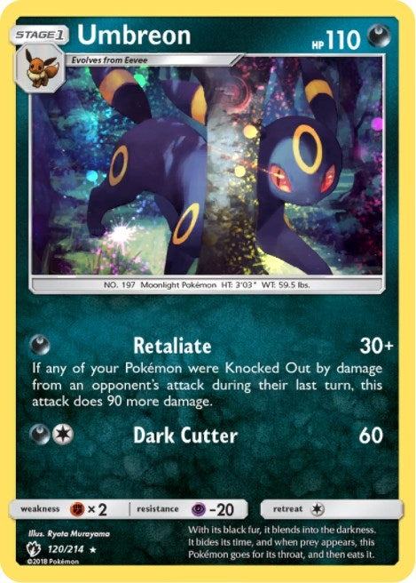 Umbreon 120 214 Cosmos Holo (120/214) [BLE]