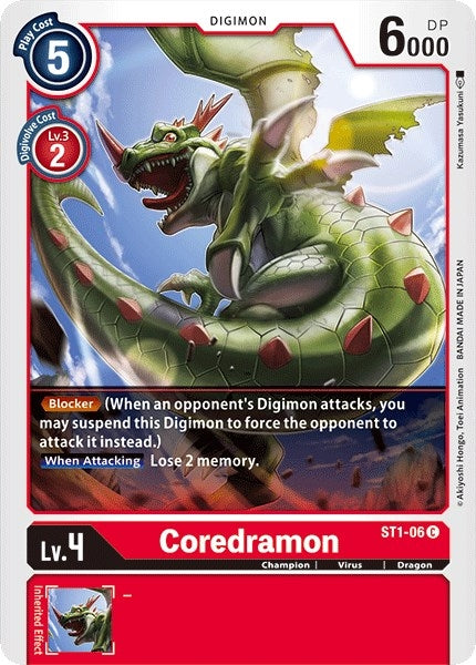Image for Coredramon [Starter Deck 01: Gaia Red]