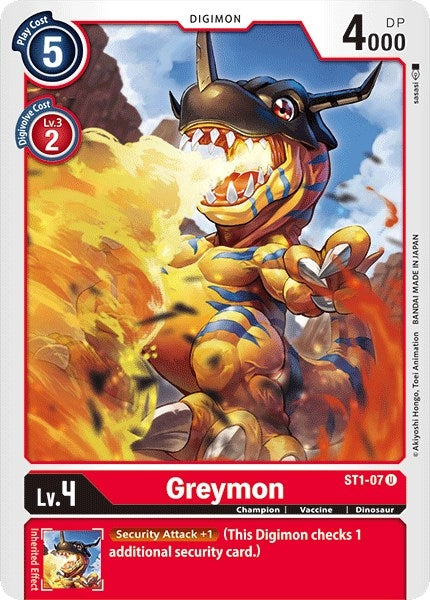 Image for Greymon [Starter Deck 01: Gaia Red]