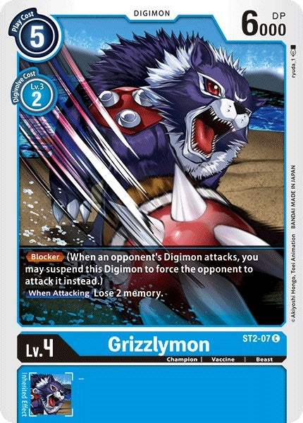 Image for Grizzlymon [Starter Deck 02: Cocytus Blue]