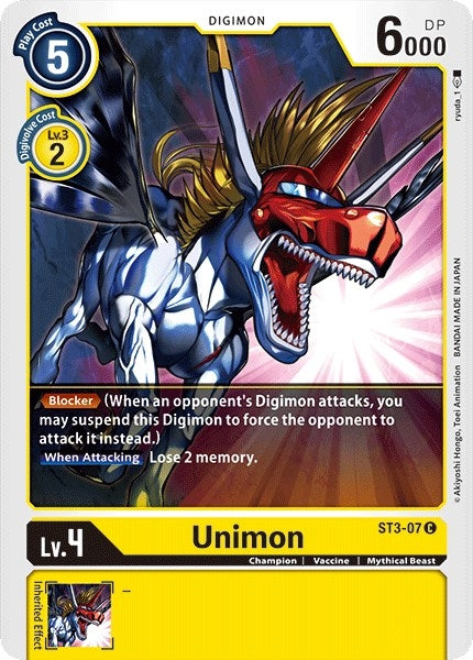 Image for Unimon [Starter Deck 03: Heaven's Yellow]