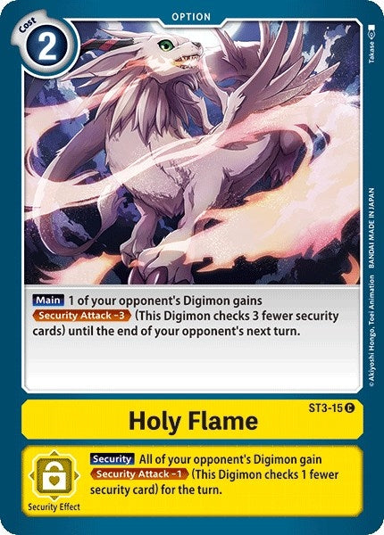 Image for Holy Flame [Starter Deck 03: Heaven's Yellow]