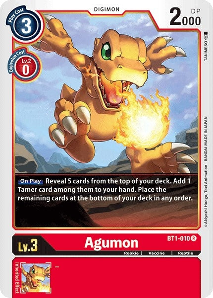 Image for Agumon - BT1-010 [Release Special Booster]
