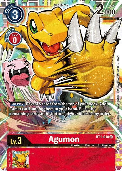 Image for Agumon - BT1-010 (Dash Pack Ver. 1.0) [Release Special Booster]