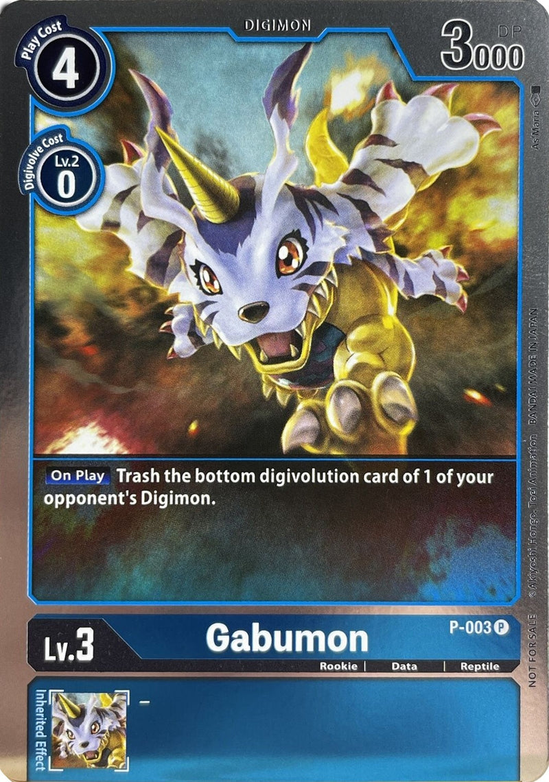 Image for Gabumon - P-003 [Digimon Promotion Cards]