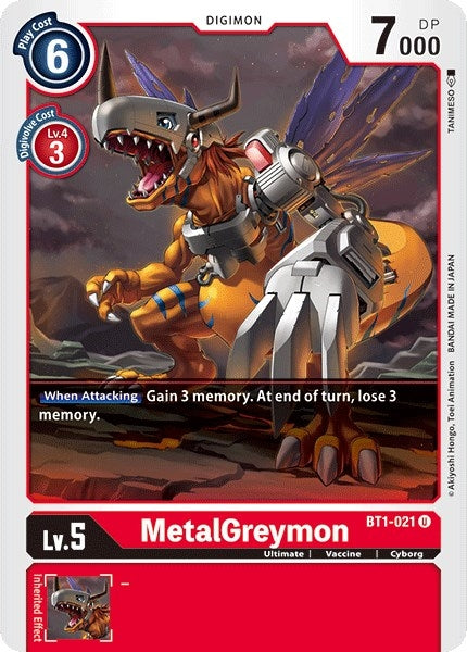 Image for MetalGreymon - BT1-021 [Release Special Booster]