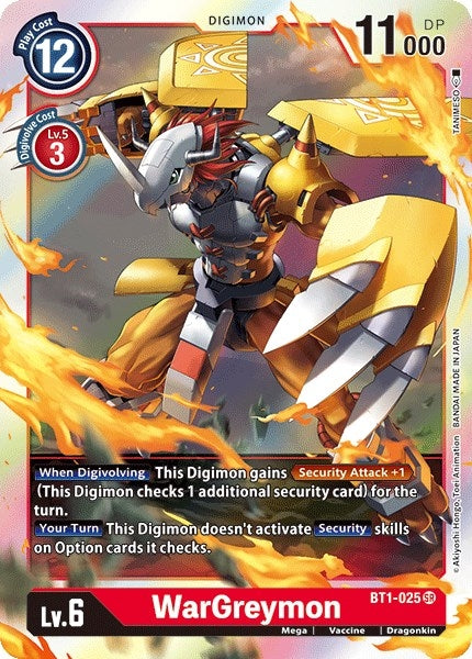 Image for WarGreymon [Release Special Booster]