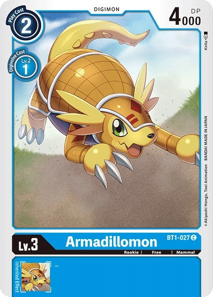 Image for Armadillomon - BT1-027 [Release Special Booster]