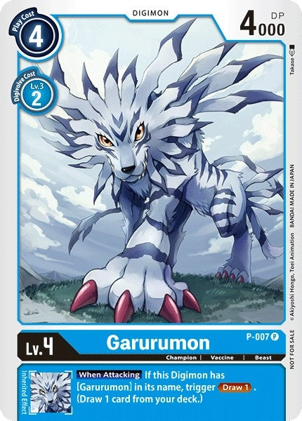 Image for Garurumon - P-007 [Digimon Promotion Cards]
