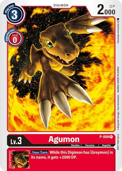 Image for Agumon - P-009 [Digimon Promotion Cards]