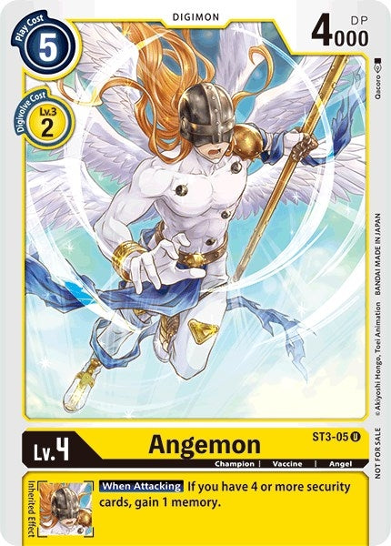 Image for Angemon - ST3-05 (Tamer Party Promo) [Starter Deck 03: Heaven's Yellow]