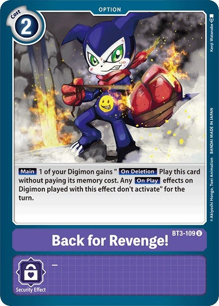 Image for Back for Revenge! [Release Special Booster]