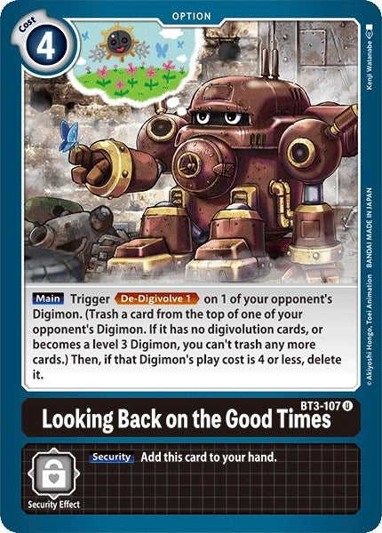 Image for Looking Back on the Good Times [Release Special Booster]