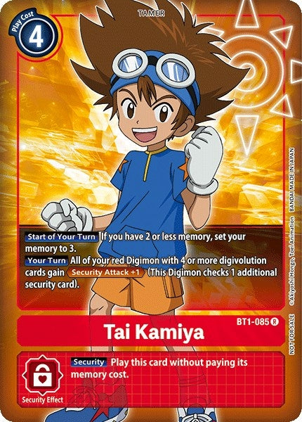 Image for Tai Kamiya - BT1-085 (Box Topper) [Release Special Booster]