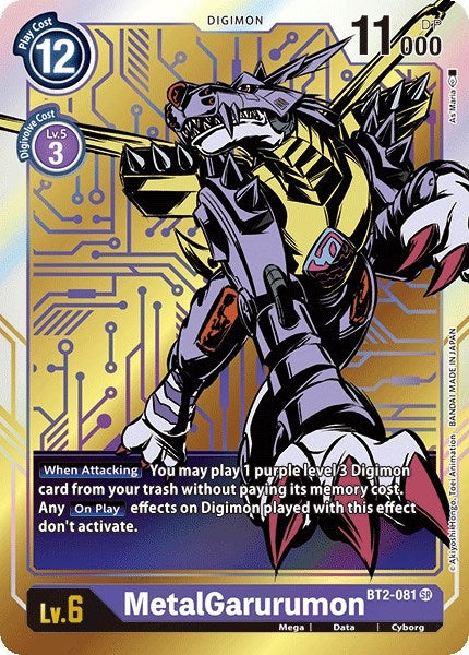 Image for MetalGarurumon - BT2-081 (Alternate Art) [Release Special Booster]