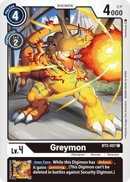 Image for Greymon - BT2-057 [Release Special Booster]