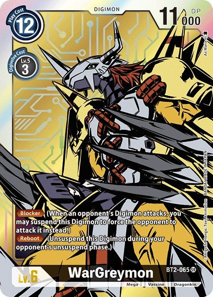 Image for WarGreymon - BT2-065 (Alternate Art) [Release Special Booster]