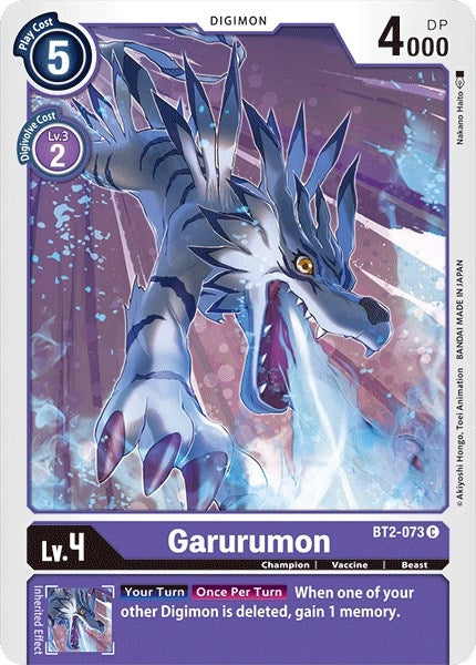 Image for Garurumon - BT2-073 [Release Special Booster]