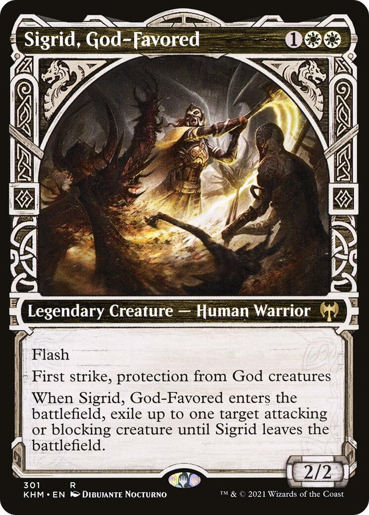 Sigrid, God-Favored (Showcase) [Kaldheim]