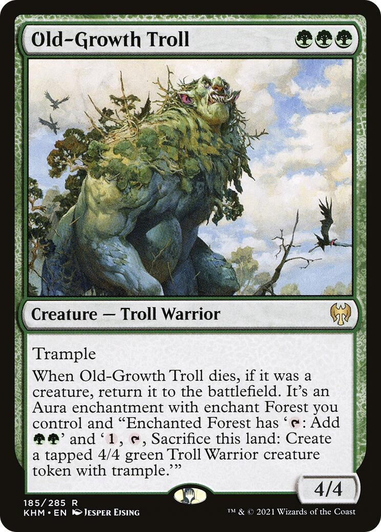 Old Growth Troll (185) [KHM]
